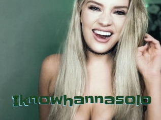 Iknowhannasolo