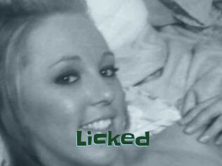 Licked